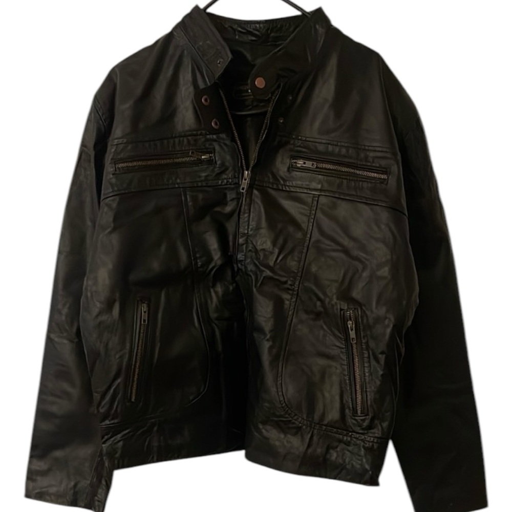 Black Argentinian Genuine Leather Jacket